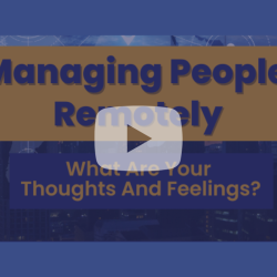 Managing People Remotely Poll Result